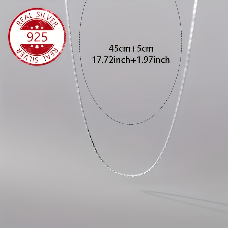 Women's 925 Silver Low-Allergy Bamboo Knot Necklace